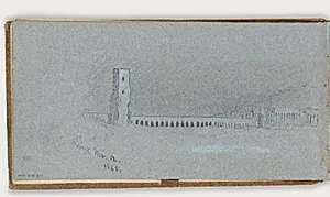 Roman Campagna, Nov. 12, 1868 (verso, from sketchbook)