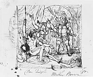 Scene from "Don Quixote"