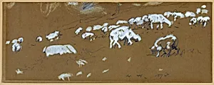Sheep by Winslow Homer