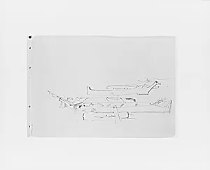 Sketches of Canoes (from Sketchbook X) by William Trost Richards
