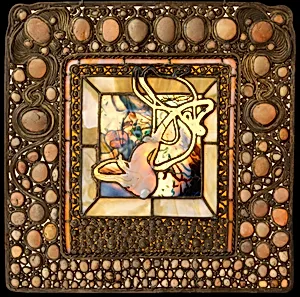 Squash Window with Pebbles