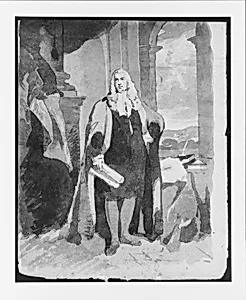 Standing Man, with Scroll (from Sketchbook) by Thomas Sully