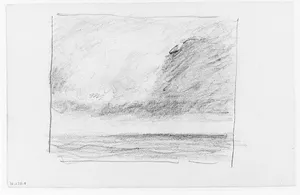 Storm Clouds over Water (Long Island Sound?) (from Sketchbook)