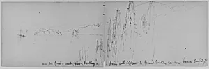 Storm King, 1871 (from Sketchbook) by Daniel Huntington