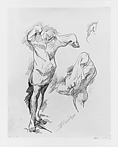 Studies of Bathers Disrobing