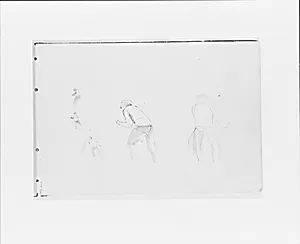 Studies of Field Laborers (from Sketchbook VII)