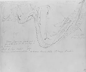Study of Queen Victoria's Train (Study for Portrait of Queen Victoria) by Thomas Sully