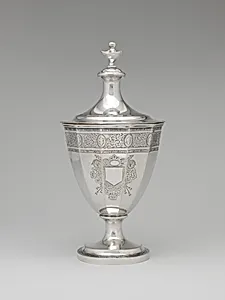 Sugar urn with cover