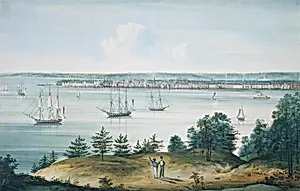 The Bay of New York Taken from Brooklyn Heights