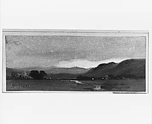 The Beginning of Autumn (Monument Mountain near Stockbridge)(from McGuire Scrapbook) by James Henry Moser