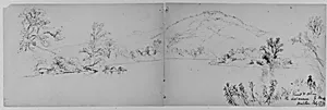 The Delaware, East Branch, Walton, 1871 (from Sketchbook) by Daniel Huntington