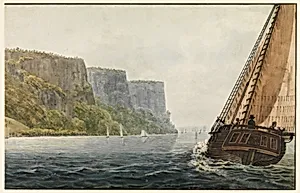 The Packet "Mohawk of Albany" Passing the Palisades