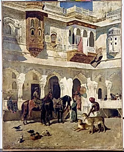 The Rajah Starting on a Hunt by Edwin Lord Weeks