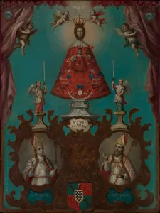 The Virgin of El Camino with St. Fermín and St. Saturnino