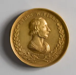 To Cyrus W. Field from New York Friends, for Laying the First Atlantic Cable