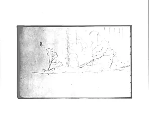 Trees (from Sketchbook) by Albert Bierstadt
