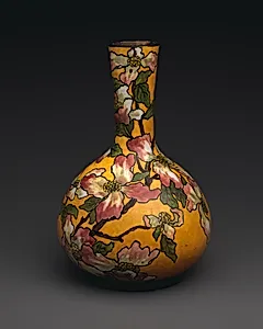 Vase with dogwood blossoms