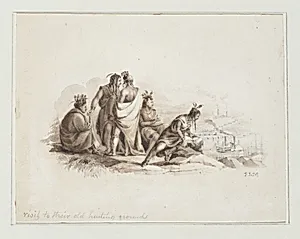 Visit to Their Old Hunting Grounds (from Hosack Album) by John Ludlow Morton