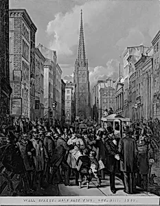 Wall Street, Half Past Two, October 13, 1857 by James H. Cafferty|Charles G. Rosenberg