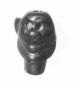 Bead in the shape of Pazuzu head