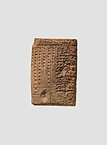 Cuneiform tablet: account of delivery of animals for offering, Ebabbar archive