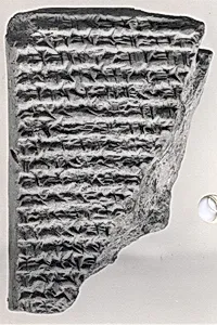 Cuneiform tablet: agreement regarding division of property