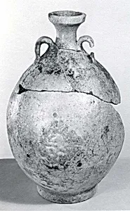 Green glazed amphora