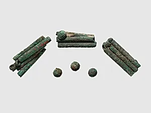 Headdress fragments