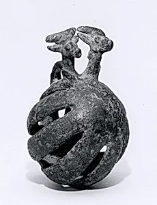 Openwork rattle bell