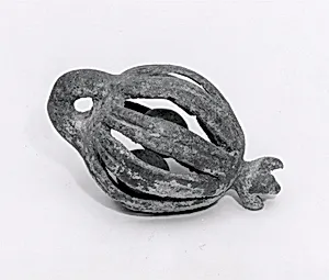 Openwork rattle bell
