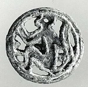 Openwork stamp seal: seated monkey