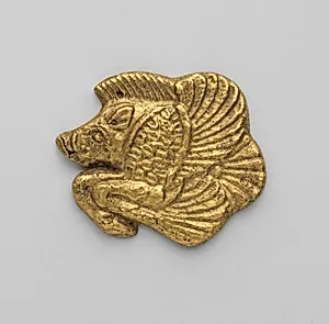 Reproduction of a Scythian plaque in the form of a winged boar