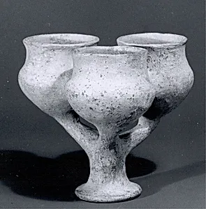 Tripartite vase