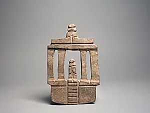 Architectural Model with Figures