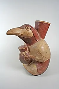 Bird Headed Figure Vessel