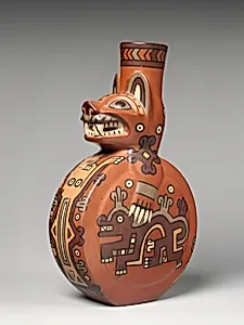 Bottle in the shape of a feline