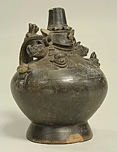 Bottle with Figures