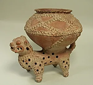 Bowl Resting on Jaguar