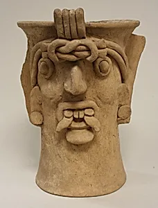 Ceramic Head Vessel