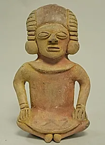 Ceramic Whistle in the Form of a Seated Male