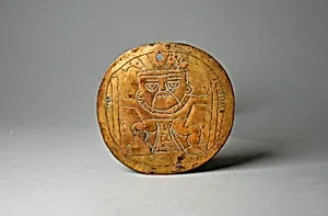 Copper Disk Ornament
