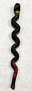 Copper Lime Spoon in Snake Form