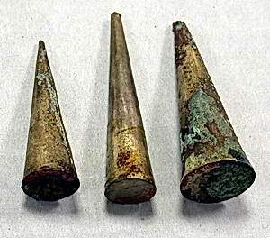 Hammered Silver Cone Ornament