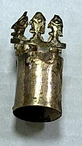 Hammered Silver Miniature Crown