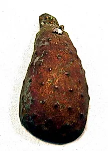 Hammered Silver Pod Ornament