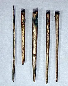 Hammered Silver Tube Ornament