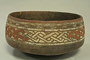 Incised Painted Bowl