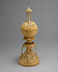 Lidded Saltcellar by Sapi-Portuguese artist