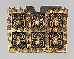 Nose ornament with spiders