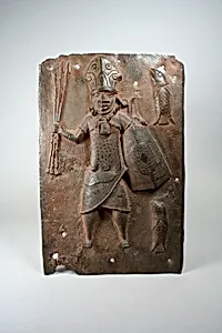 Plaque: Warrior and Fish